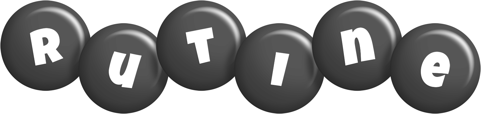 Rutine candy-black logo