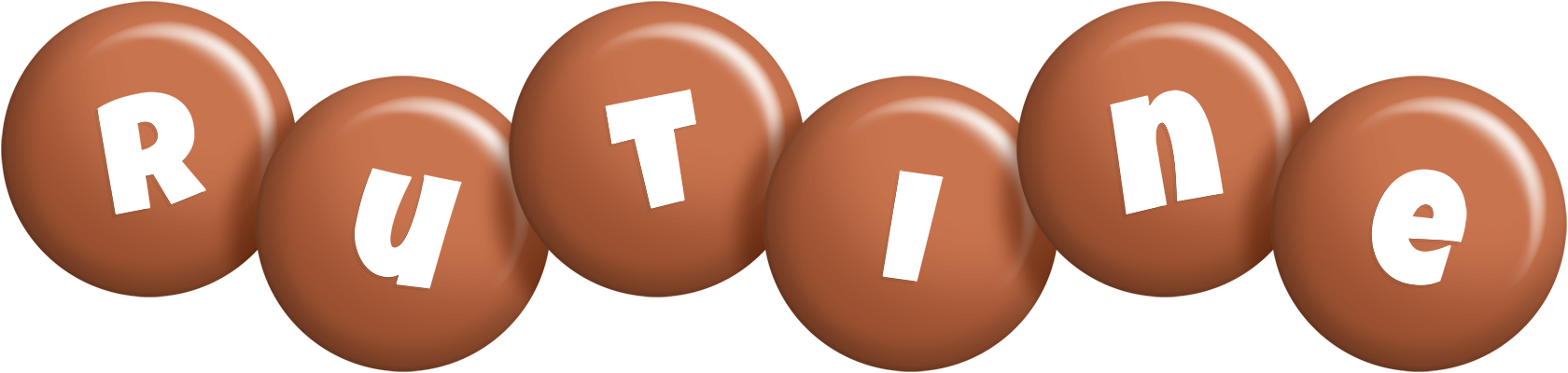 Rutine candy-brown logo