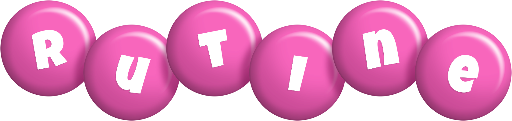 Rutine candy-pink logo