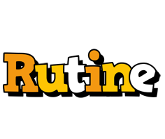 Rutine cartoon logo