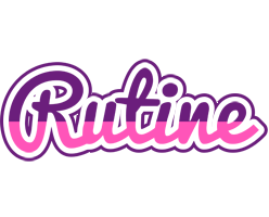 Rutine cheerful logo