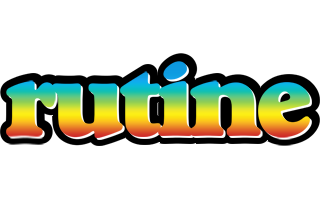 Rutine color logo