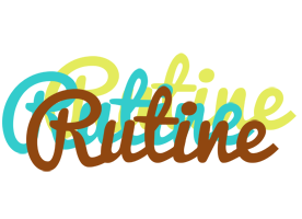 Rutine cupcake logo