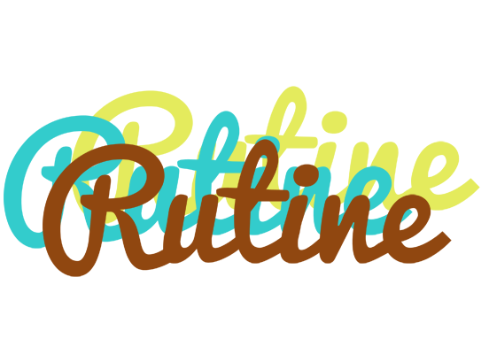 Rutine cupcake logo