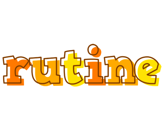 Rutine desert logo