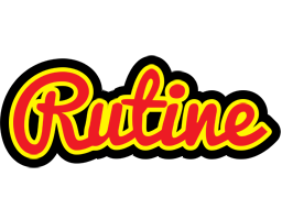 Rutine fireman logo