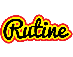 Rutine flaming logo