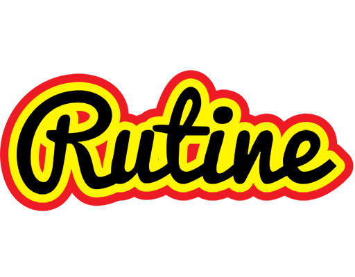 Rutine flaming logo