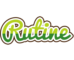 Rutine golfing logo