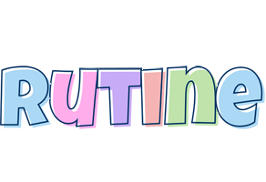 Rutine pastel logo