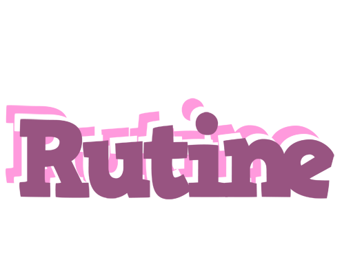 Rutine relaxing logo