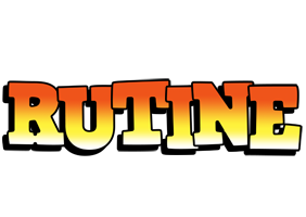 Rutine sunset logo