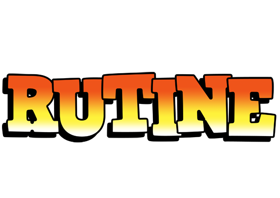 Rutine sunset logo
