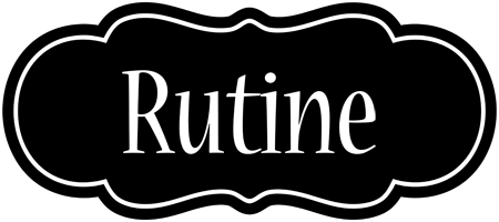 Rutine welcome logo