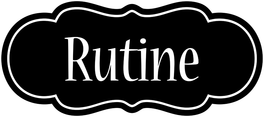 Rutine welcome logo