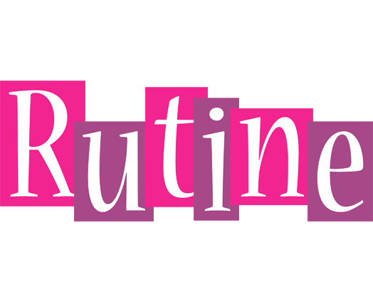 Rutine whine logo