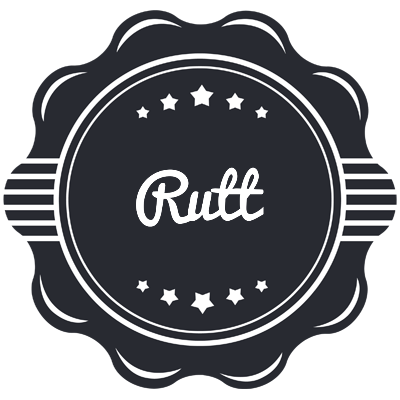 Rutt badge logo