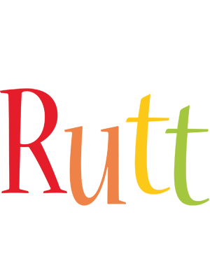 Rutt birthday logo