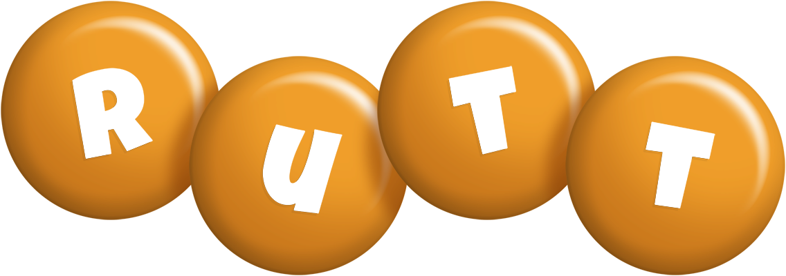 Rutt candy-orange logo