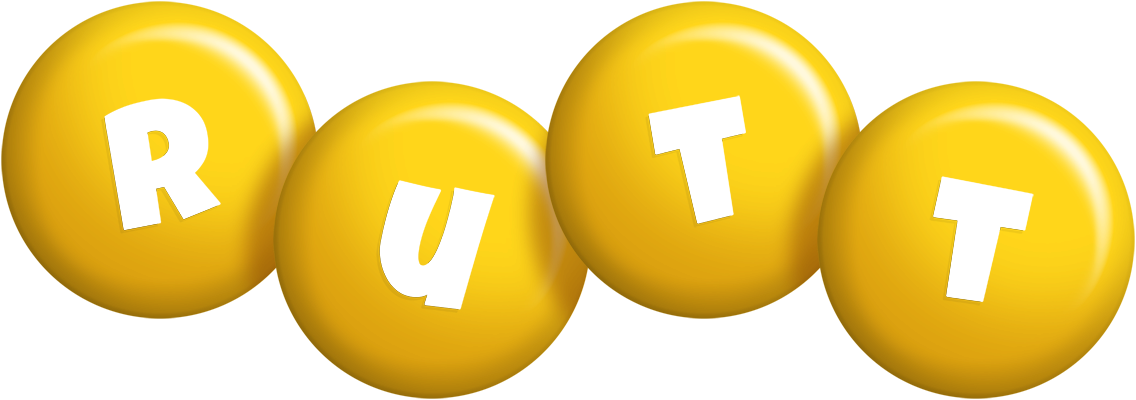Rutt candy-yellow logo