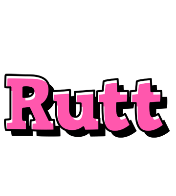 Rutt girlish logo