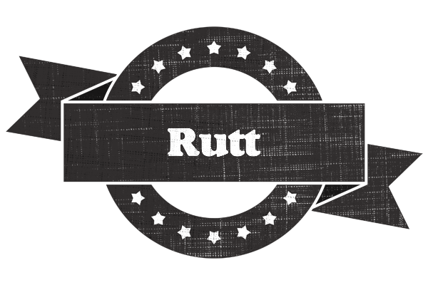 Rutt grunge logo