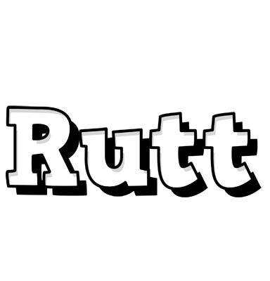 Rutt snowing logo
