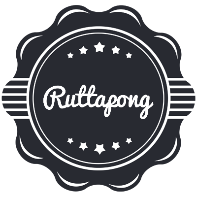 Ruttapong badge logo