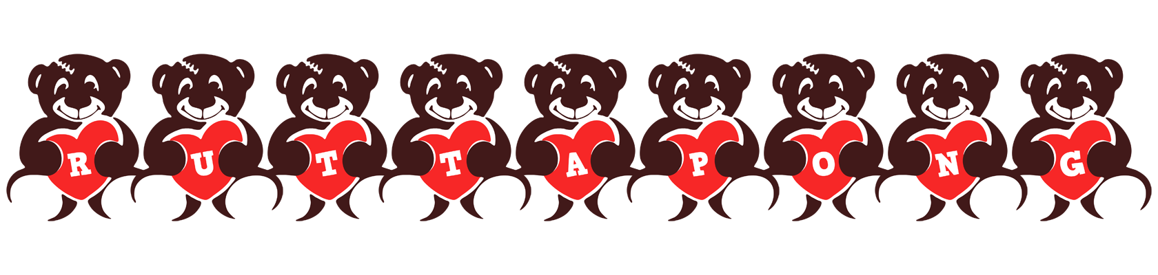 Ruttapong bear logo