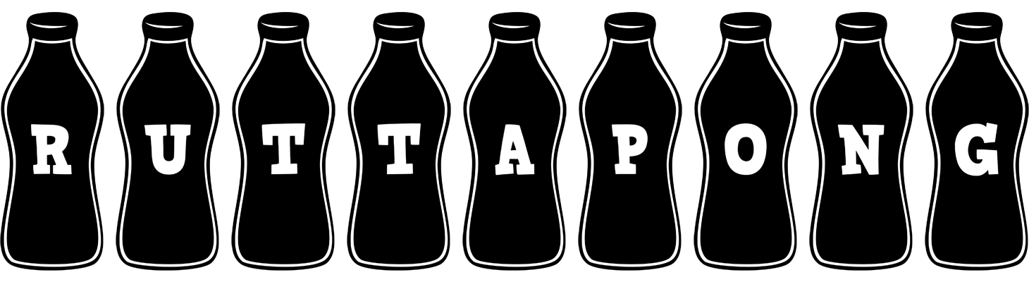 Ruttapong bottle logo