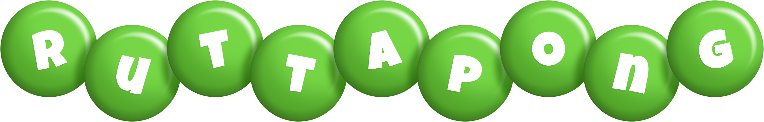 Ruttapong candy-green logo
