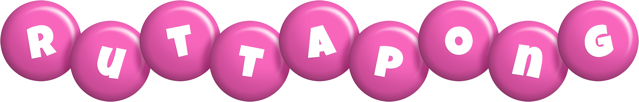 Ruttapong candy-pink logo