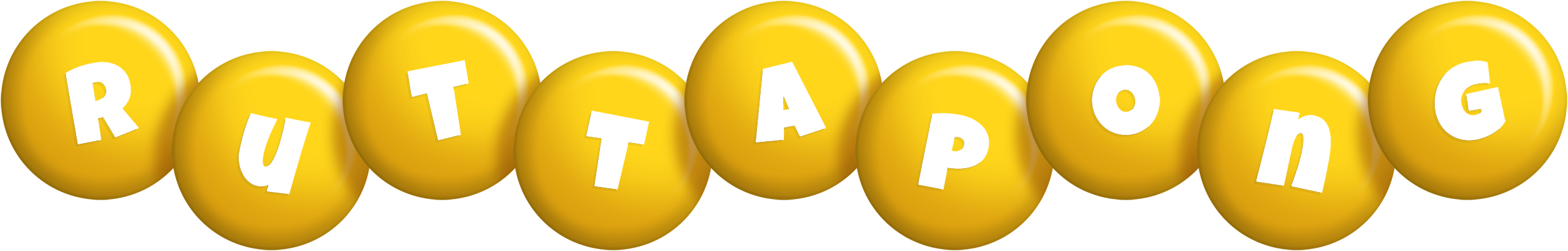 Ruttapong candy-yellow logo