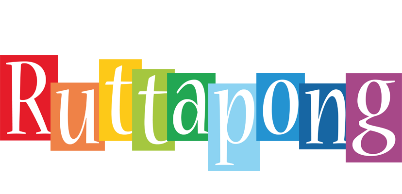 Ruttapong colors logo