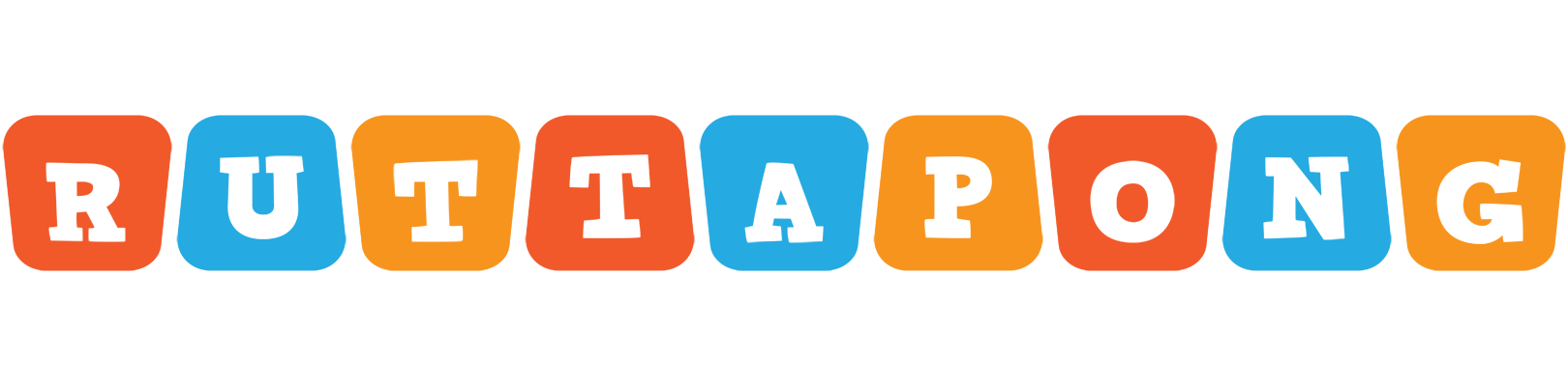 Ruttapong comics logo