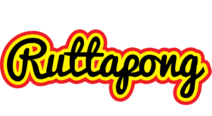 Ruttapong flaming logo
