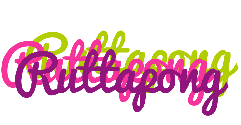 Ruttapong flowers logo