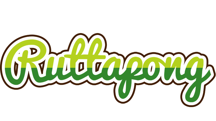 Ruttapong golfing logo