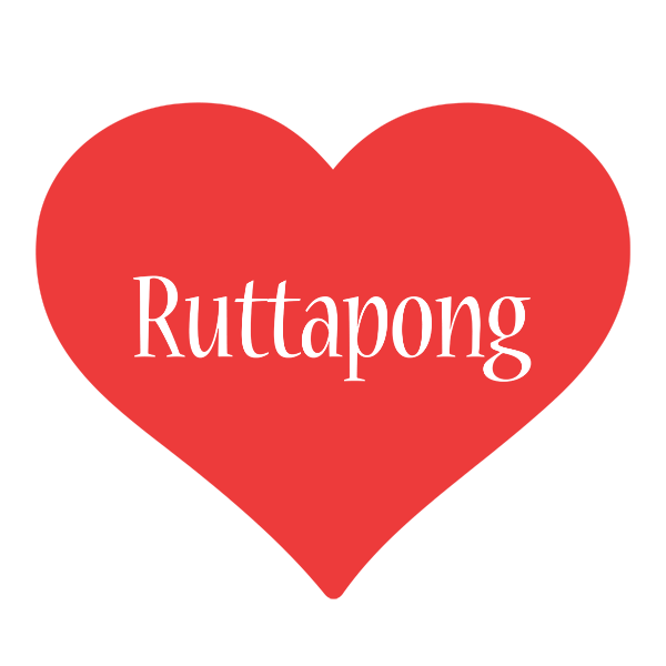 Ruttapong love logo