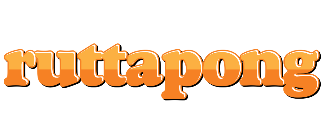 Ruttapong orange logo