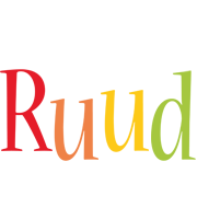 Ruud birthday logo