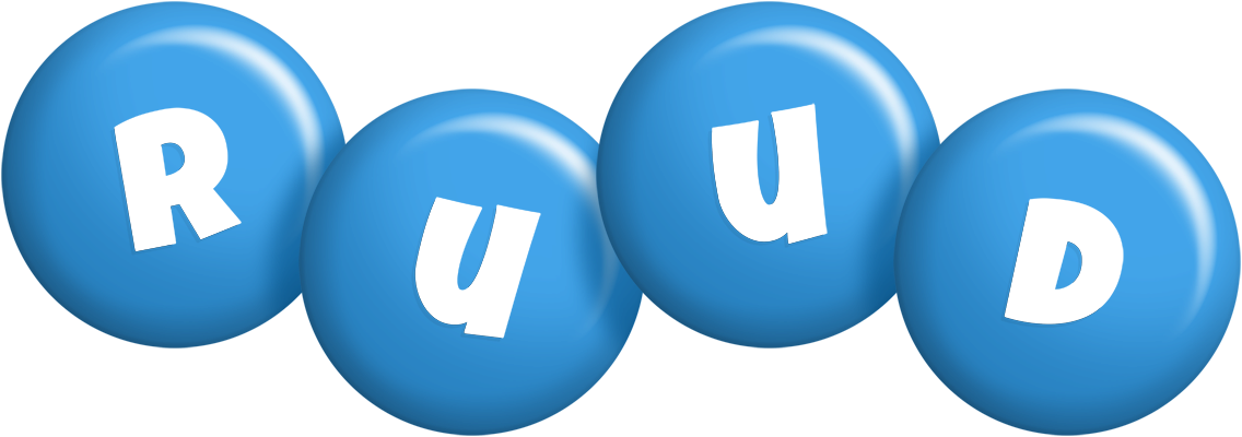 Ruud candy-blue logo