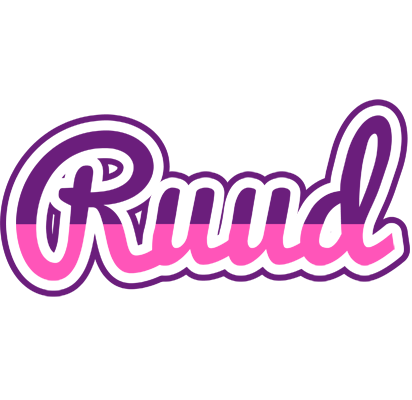 Ruud cheerful logo