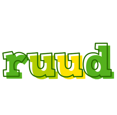 Ruud juice logo