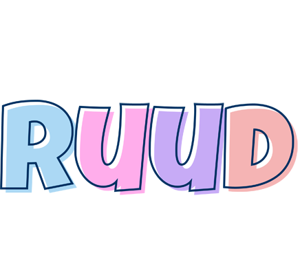 Ruud pastel logo