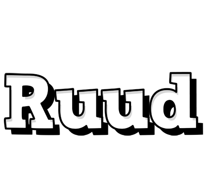 Ruud snowing logo