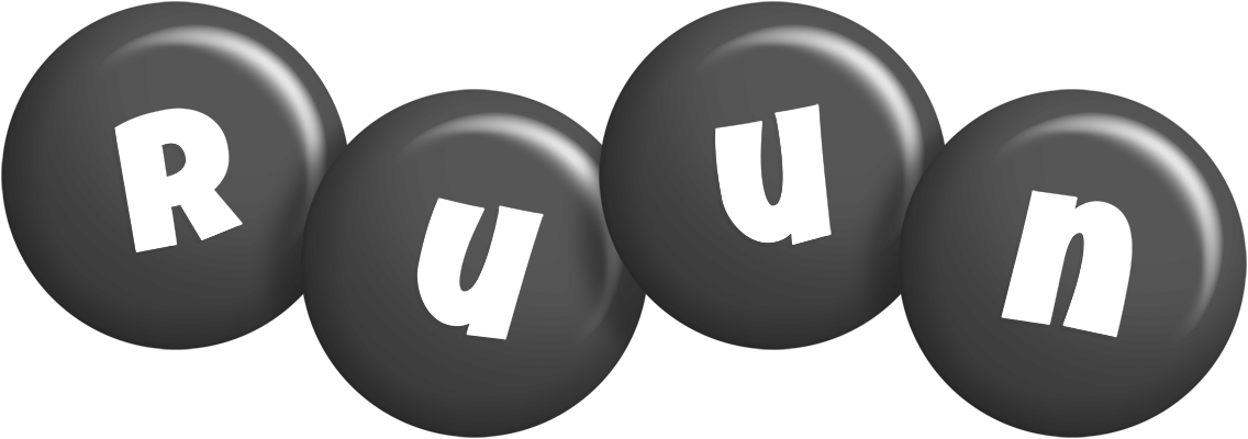 Ruun candy-black logo