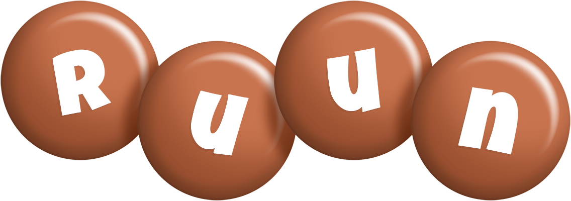 Ruun candy-brown logo