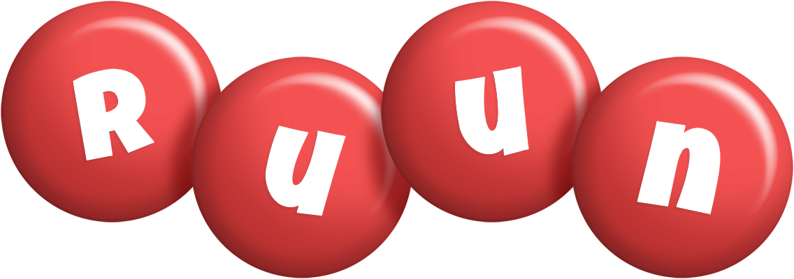 Ruun candy-red logo