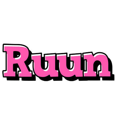 Ruun girlish logo